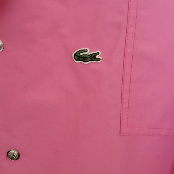 SOLD!!! LACOSTE Pink Jacket - Size 42/10 - Picture 3 of 6